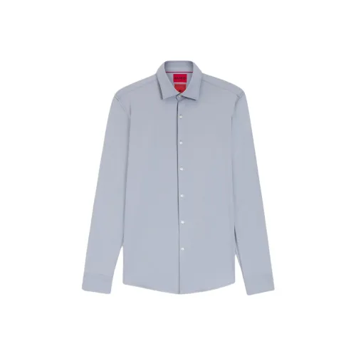 Hugo Boss Фиолетовые Мужские Рубашки