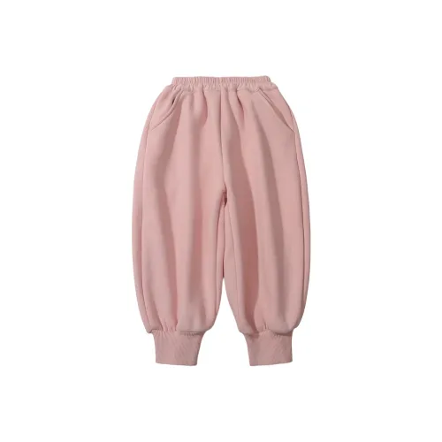 RHOBESAM Mingbao Модный Kids Милый Собака Вышивка Тренировочные брюки Розовый Kids Тренировочные брюки