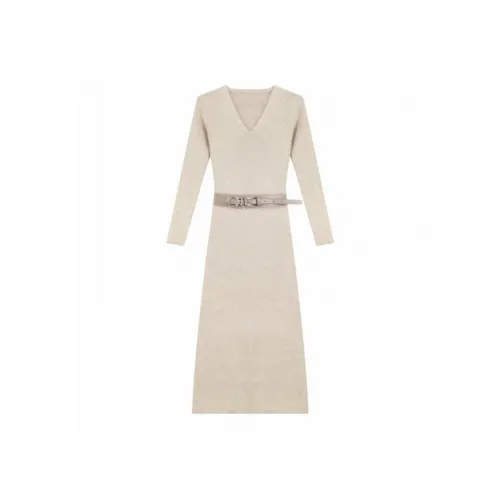 Udon House Длинное платье с длинными рукавами женское