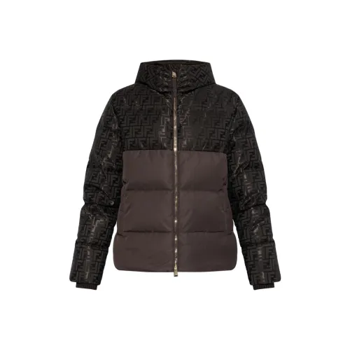 FENDI Коричневый Женские Пуховики
