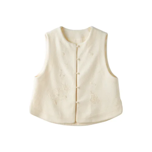 To The West Белый Женский Жилеты