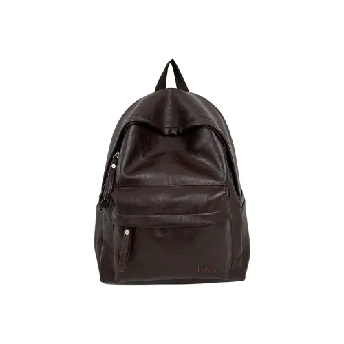 ZKHE ПУ (полиуретан) Рюкзак Стандартный Белый Черный Кофейный Коричневый