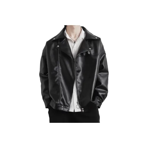 GELANYIFU GL Черный Унисекс Кожаные куртки