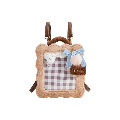 MIFFY Ткань Ит-Сумка Стандартная Женская Коричневая Зеленая