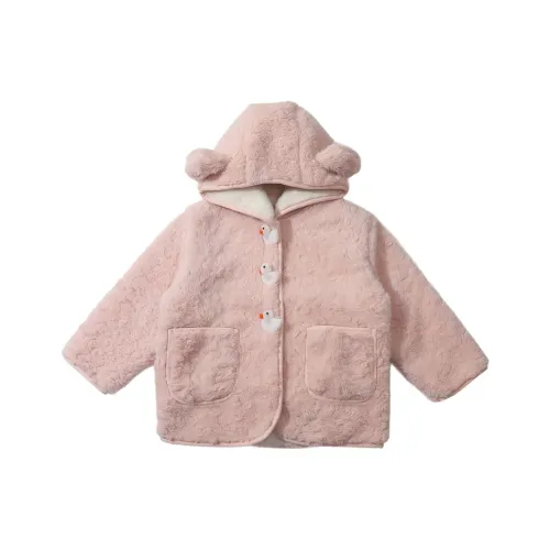 RHOBESAM Mingbao Модный Kids 3 шт Утиный пух Свитер Пальто Розовый Kids Утеплённые куртки