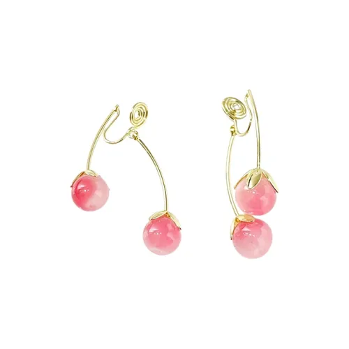 VKVK Медный сплав Серьги-кольца с нижней заколкой On Женские