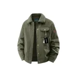 Армейский зеленый с флисовой подкладкой