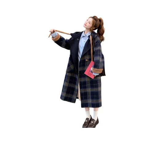 GOSO Клетчатый Женский Пальто