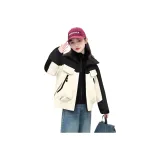 Пальто цвета экрю с подкладкой