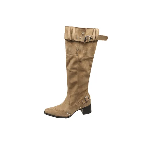 KLJK Женские высокие сапоги до колена