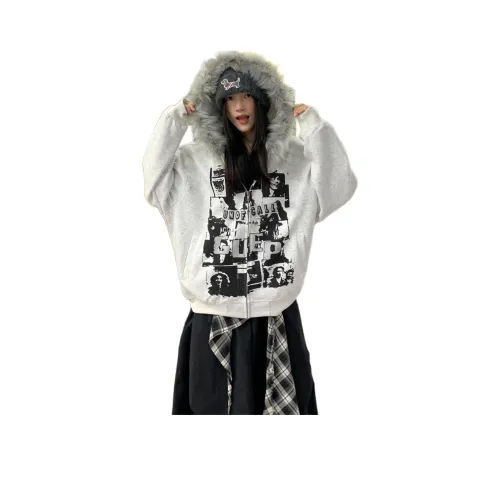 MDEHT Светло-серый Женский Свитшот