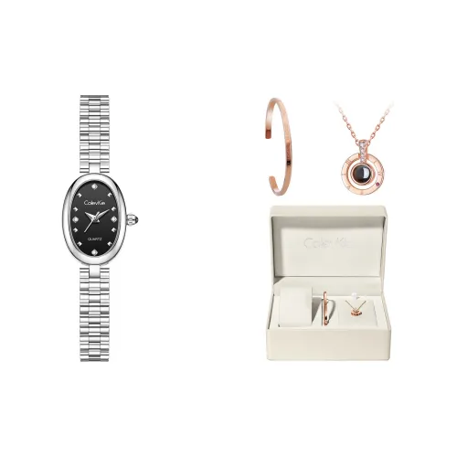 ColevKie Кварцевый механизм нержавеющая сталь ремешок часы женские черный циферблат