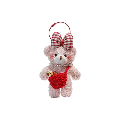 LISA Cute Bear Charm Plush Pendant 10 см Рекомендуемая высота