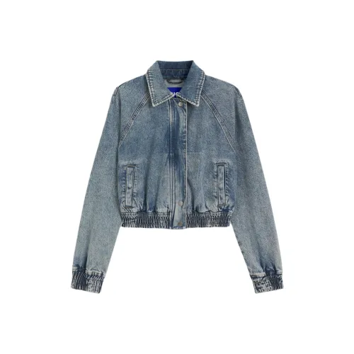 Hugo Boss Blue Women's Denim Jackets Hugo Boss Синий Женские Джинсовые Куртки