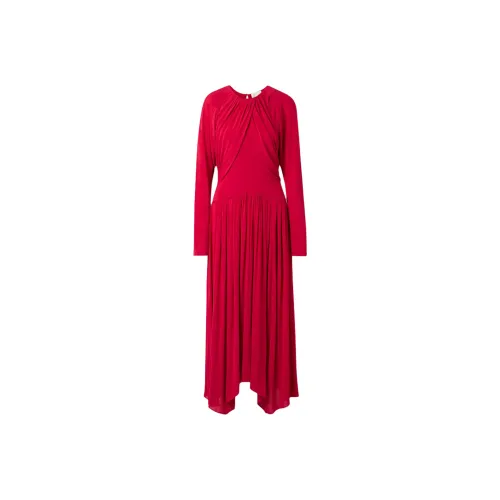 ISABEL MARANT Длинное платье с длинными рукавами женское