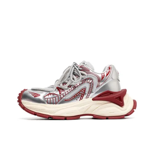 MUPPLE Низкий топ толстая подошва кроссовки унисекс