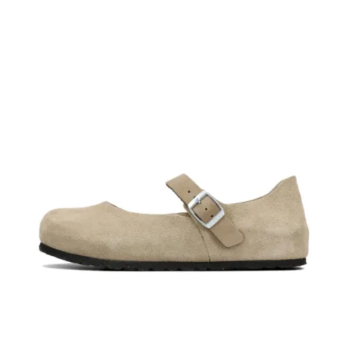 Birkenstock Mantova Планшет Mary Jane Женские Туфли Светлый Умбра Узкий Версия