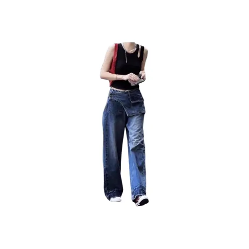 YEARNED Blue Women's Jeans YEARNED Синий Женские Джинсы