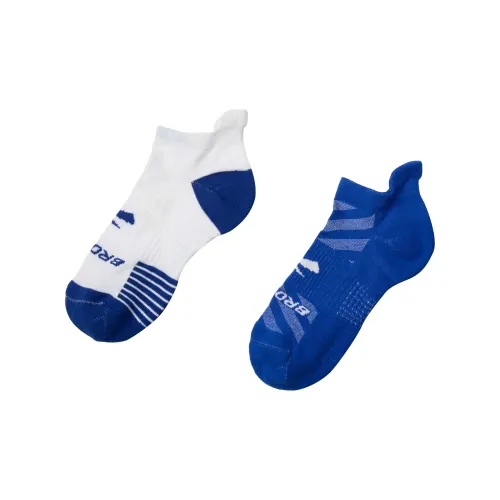 Brooks Blue 2 Pack Unisex Socks Брюки Синий 2 Пачка Унисекс Носки