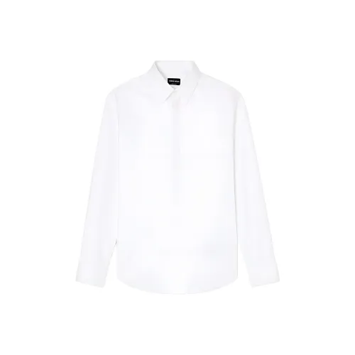 GIORGIO ARMANI U0002 Bright White Мужские Рубашки