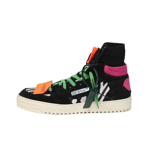 OFF Белый Высокие Кроссовки для скейтбординга Мужские Черные