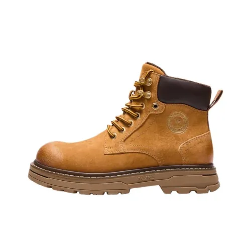 CAMEL Golden Armor Короткий Мартин Boot Мужской Пустынный Желтый