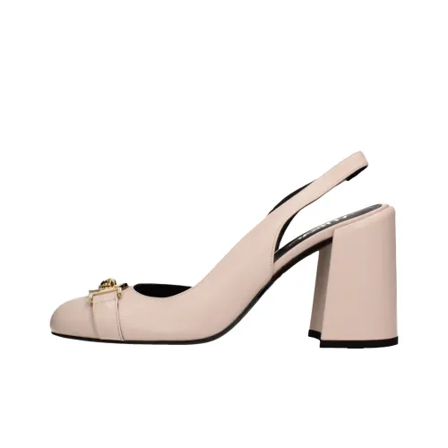 VERSACE Грубый каблук Высокие каблуки Женские Розовый