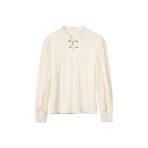 LANGQING Абрикос Giveaway Бренд Наклеенный Женские Рубашки