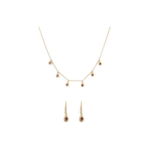 Retro Chic Ожерелья из латуни с золотым покрытием Женские