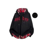 Чёрный Красный [Тяжёлый Утолщённый и с Флисовой Подкладкой]