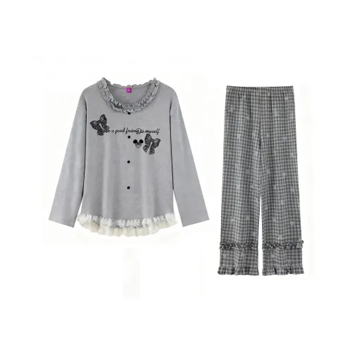 Disney Серый Женский Пижамный Комплект