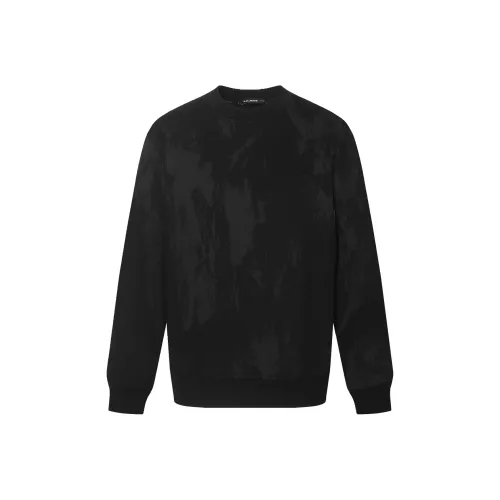 LESS IS MORE Черный G5DTX7081Y Мужской Свитшот