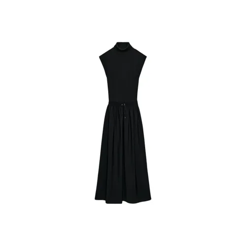 ZARA Черные Женские Платья без Рукавов