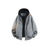 Серый с флисовой подкладкой