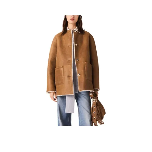 Maje CAMEL Женское пальто