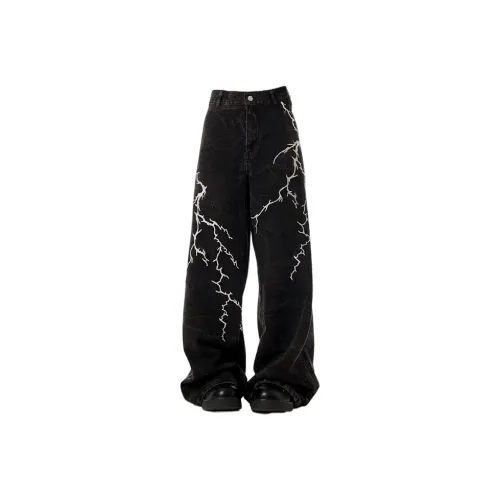 THINGYLAB Мужские черные джинсы