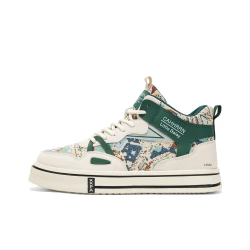 Lan Miao Амортизация Покрытие Wa Устойчивые к износу Высокие Кроссовки для скейтбординга Мужские