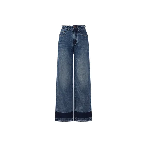 Lee Cooper Джинсы прямого кроя Женские Темно-синий