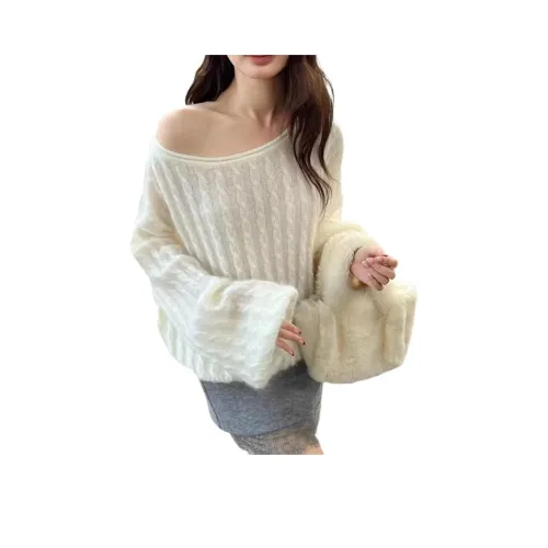 MDEHT Белый Женский Трикотаж