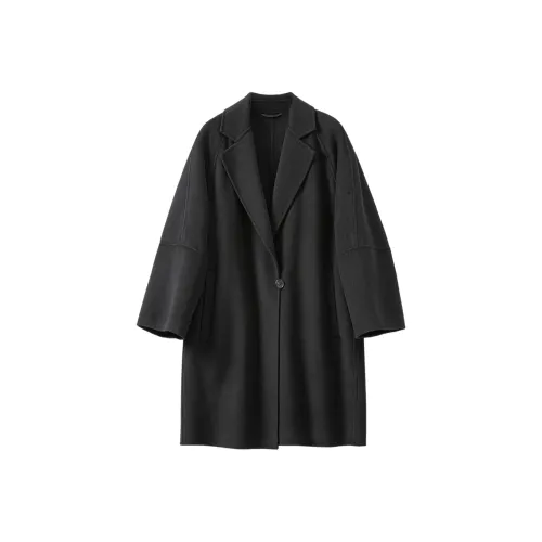 Le Alfashionline Черное Женское Пальто Женское