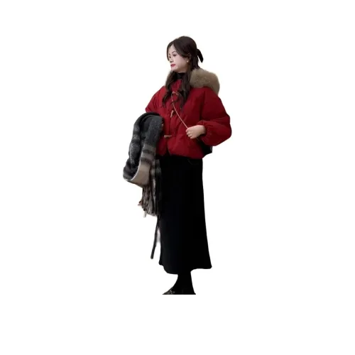 Amyway Бургунди Женские Пуховики