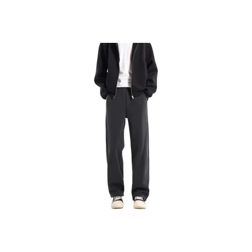 ENTONG Темно-серые унисекс вязаные тренировочные брюки