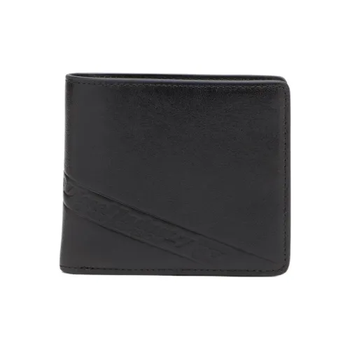 DIESEL Кошелек из коровьей кожи Унисекс Черный
