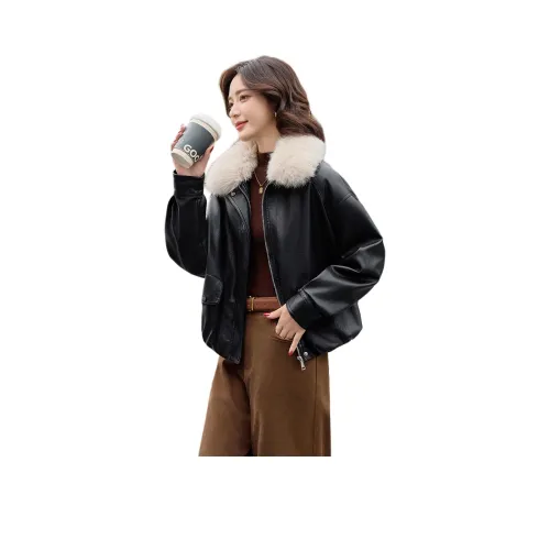 Куртка из кожи Kangaroo женская