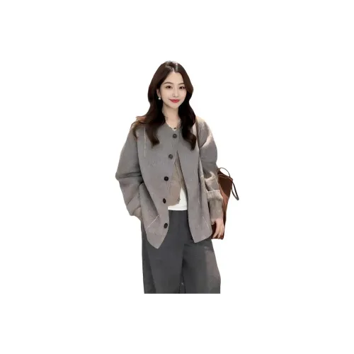 CHARM GLOW Серый Женский Пальто