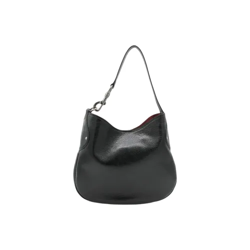 Mulberry Телячья кожа Сумка через плечо Женская Черная