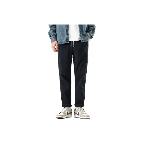 GELANLU Осенние Карго Брюки Прямой крой Унисекс