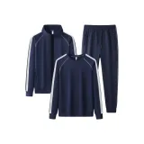 Темно-синий + Темно-синий - Комплект из трех предметов [Шнурок]