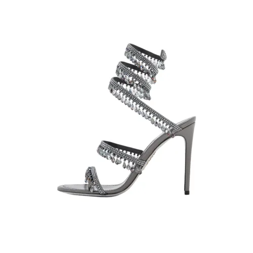 RENE CAOVILLA Chandelier One Ремень Сандалии 10,5 см Женские Серый