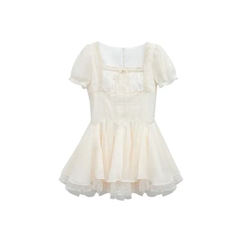 MIMIZI Короткое платье с короткими рукавами женское